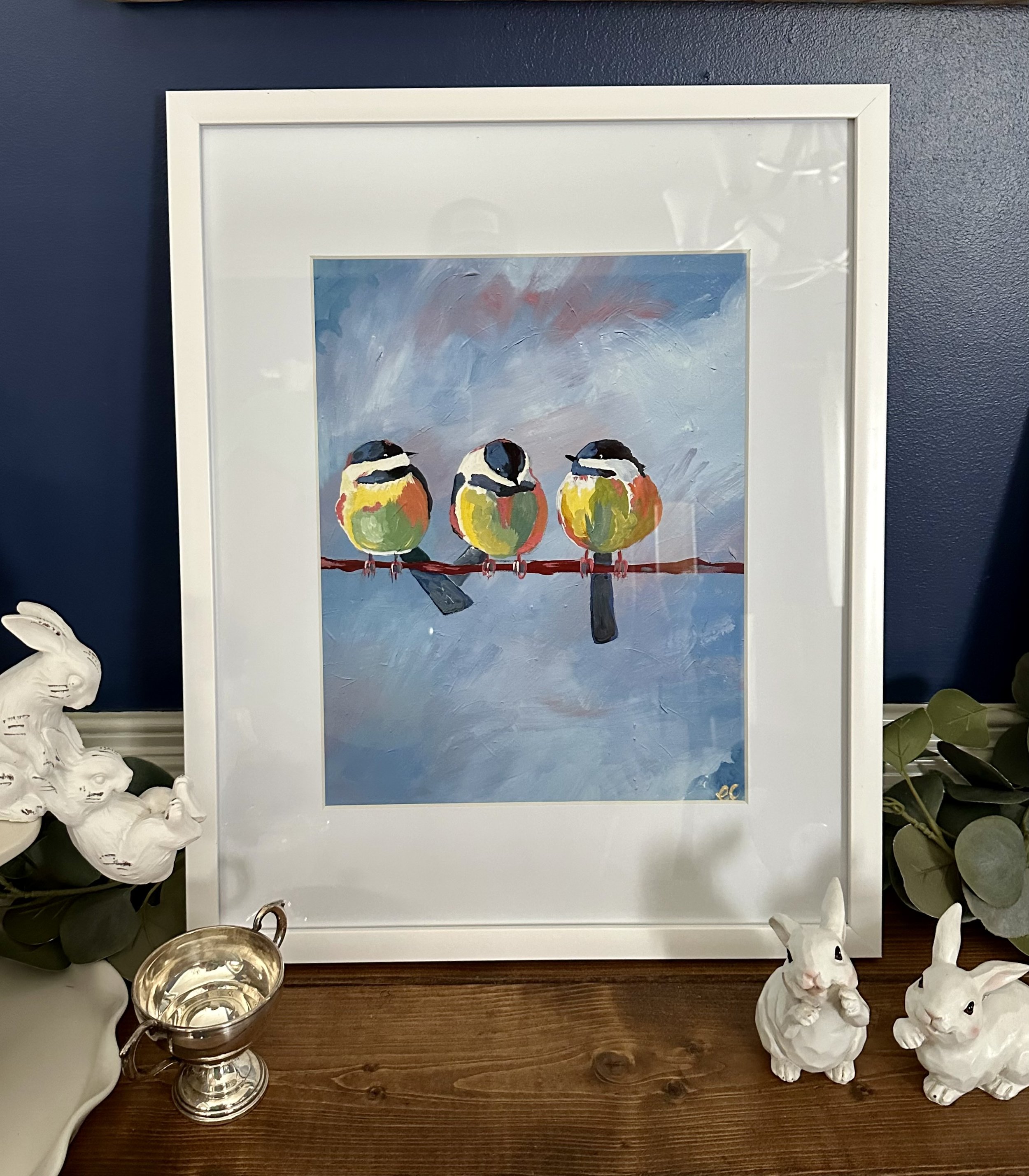 Three Little Birds Giclee Print