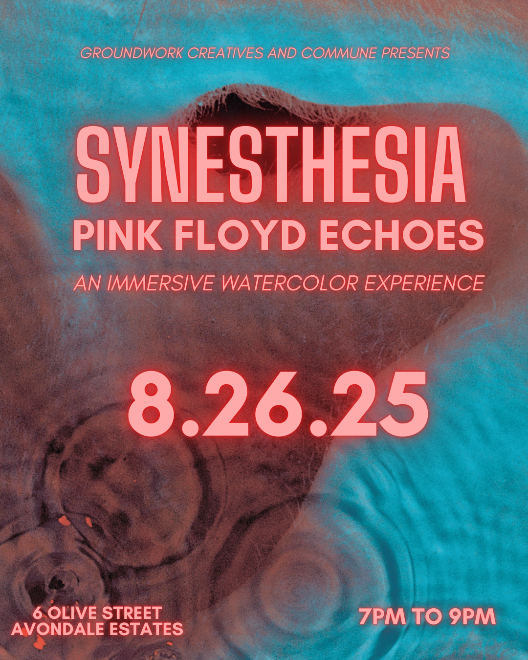 Synesthesia: Pink Floyd Echoes Immersive Watercolor Experience