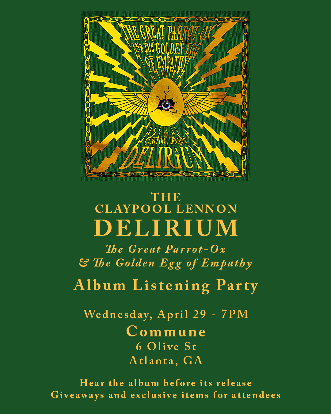 Album Listening — The Great Parrot Ox &amp; The Golden Egg of Empathy