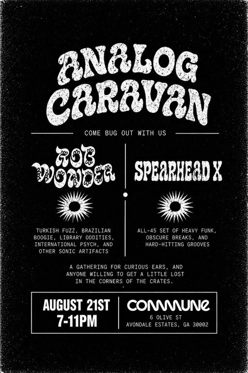 ANALOG CARAVAN — Rob Wonder &amp; Spearhead X&nbsp;