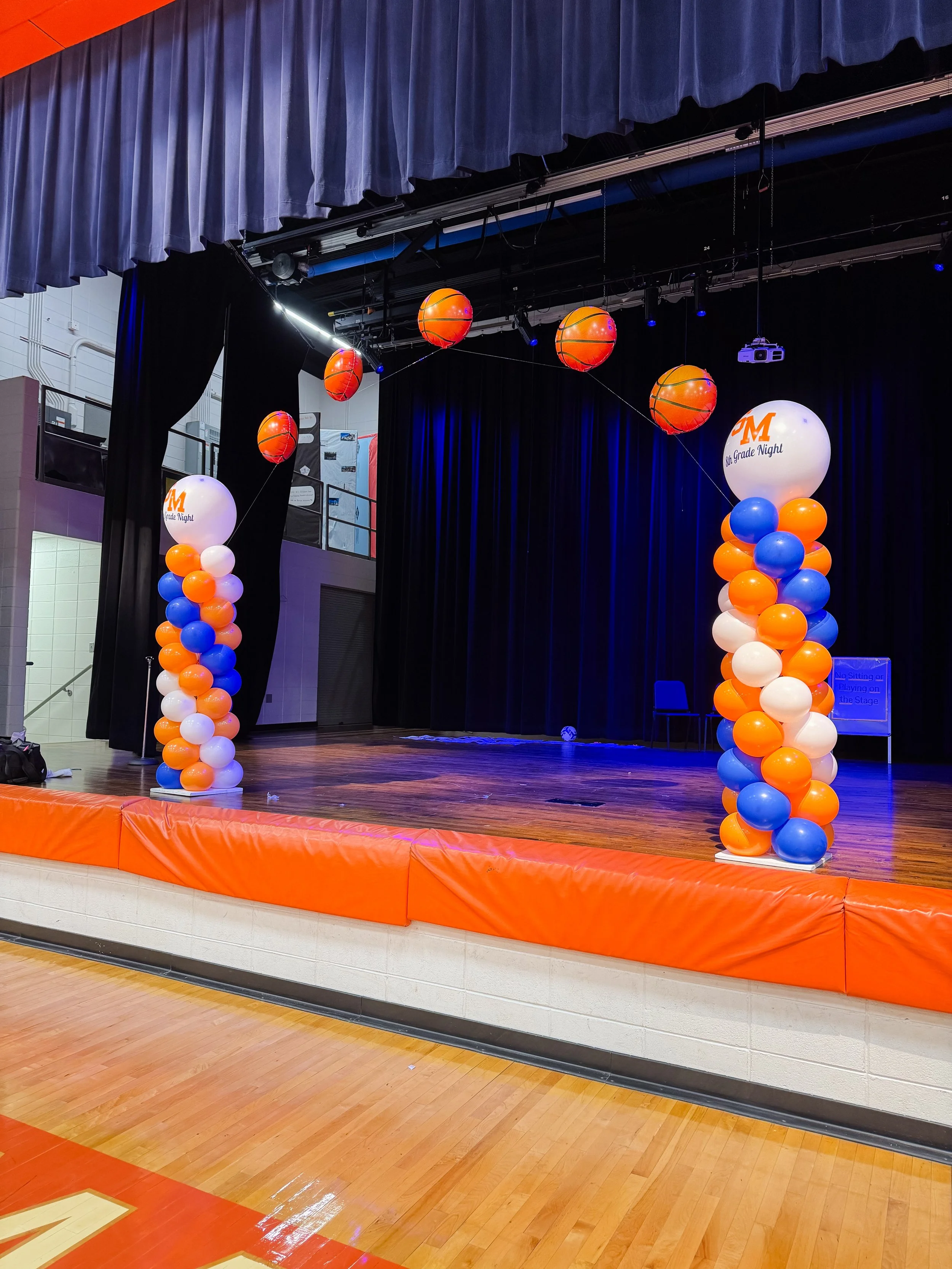 Basketball balloons