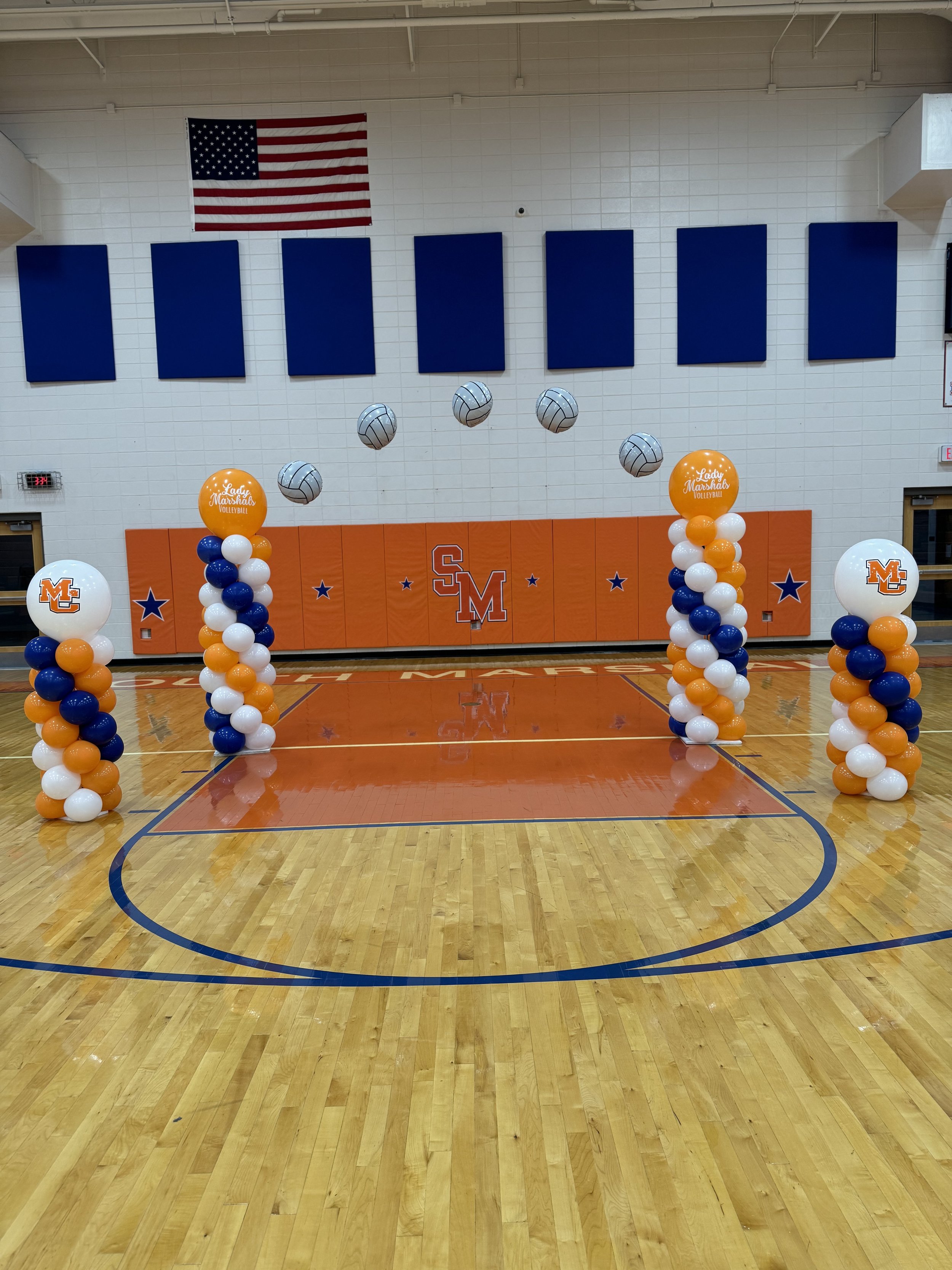 Volleyball balloons