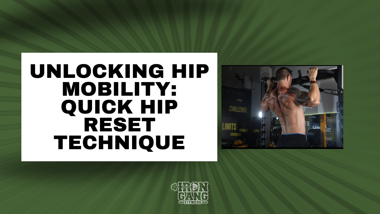 Unlocking Hip Mobility: Quick Hip Reset Technique