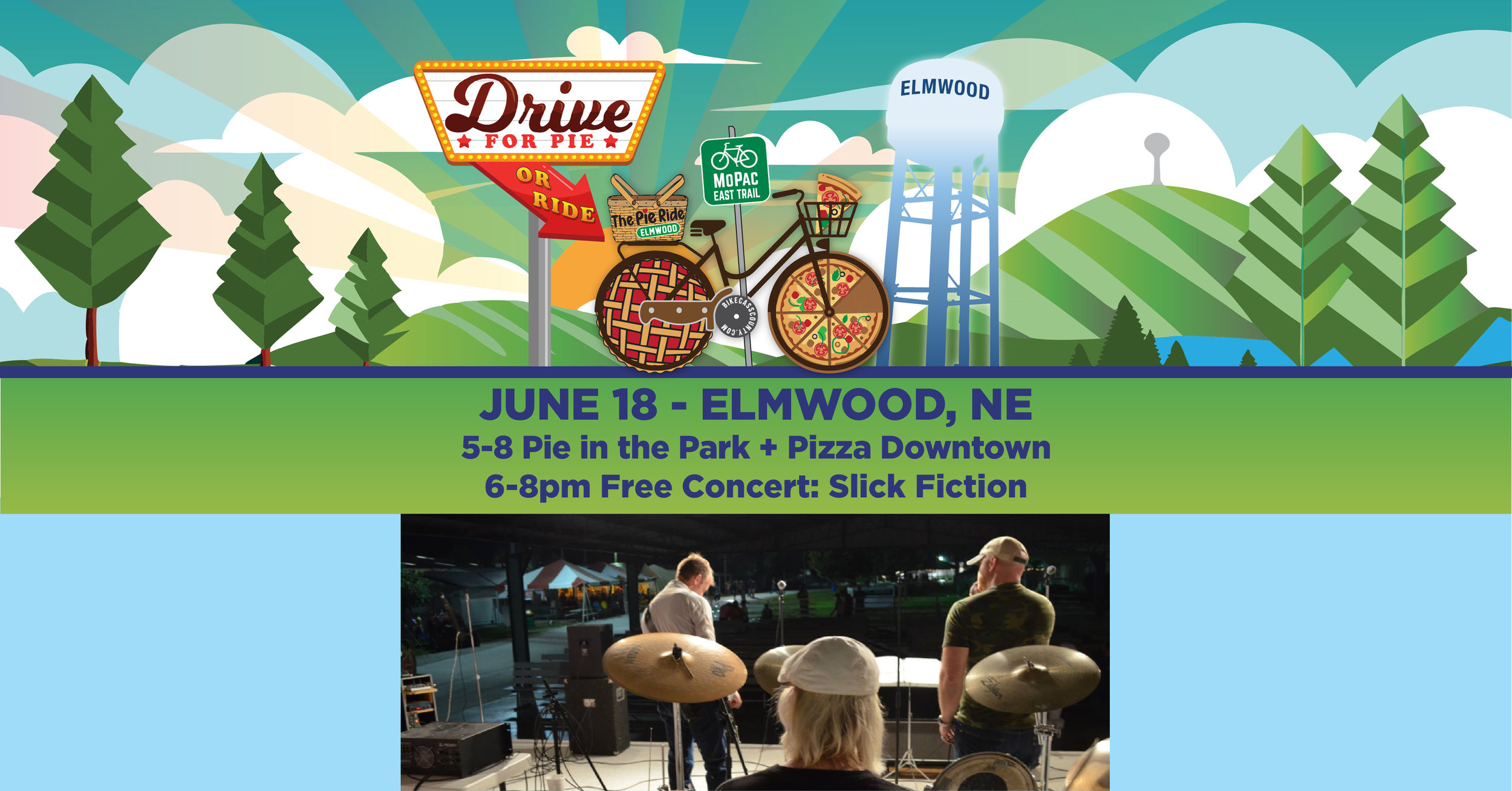 Pie Ride to Elmwood with Slick Fiction