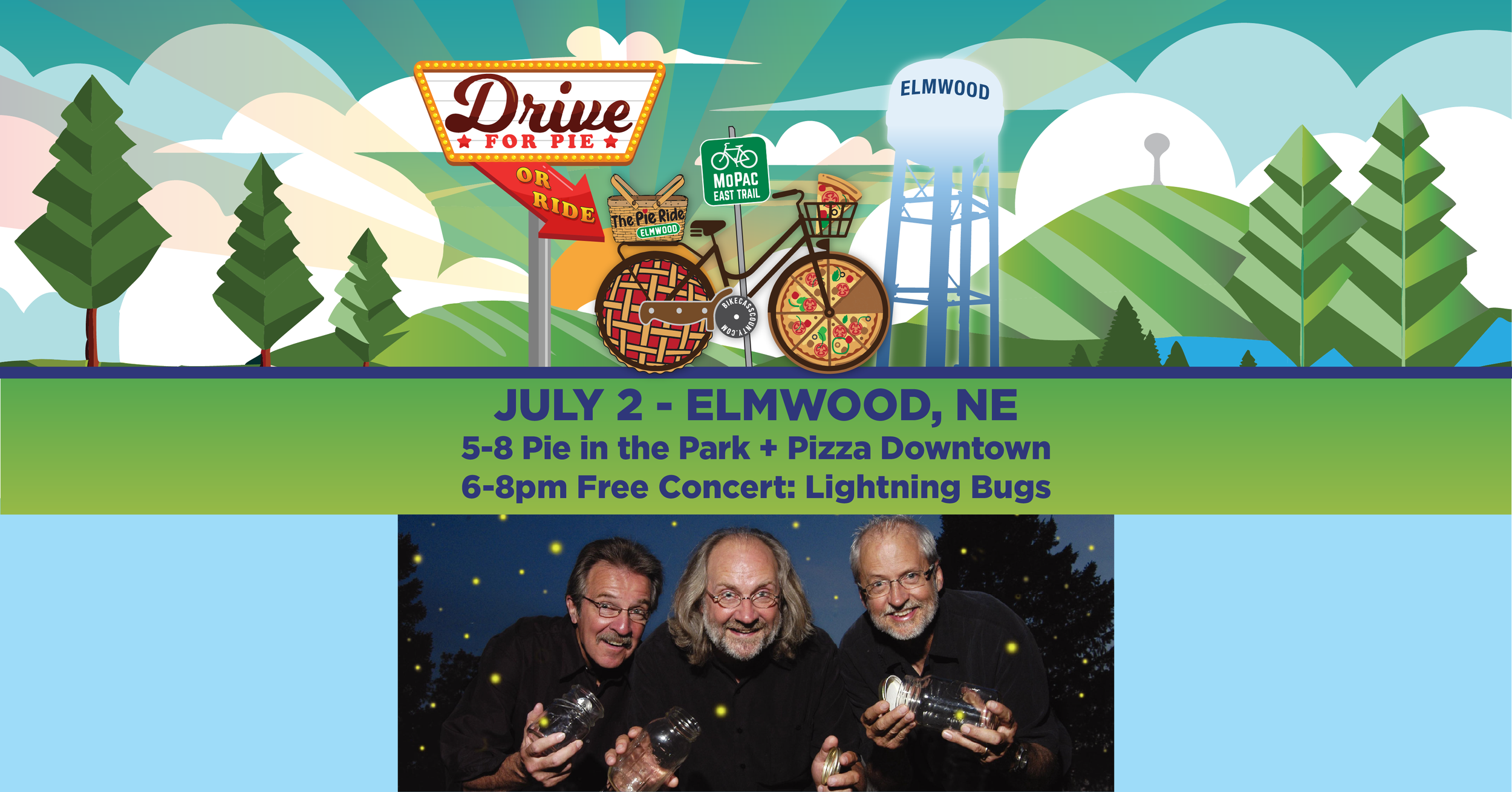 Pie Ride to Elmwood with The Lightning Bugs