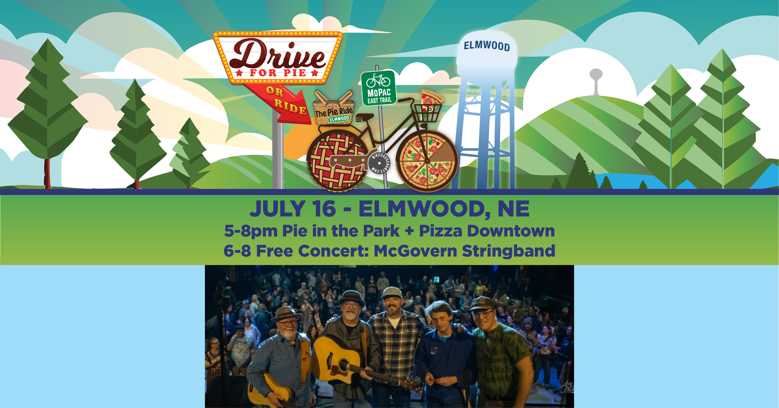 Pie Ride to Elmwood with McGovern Stringband