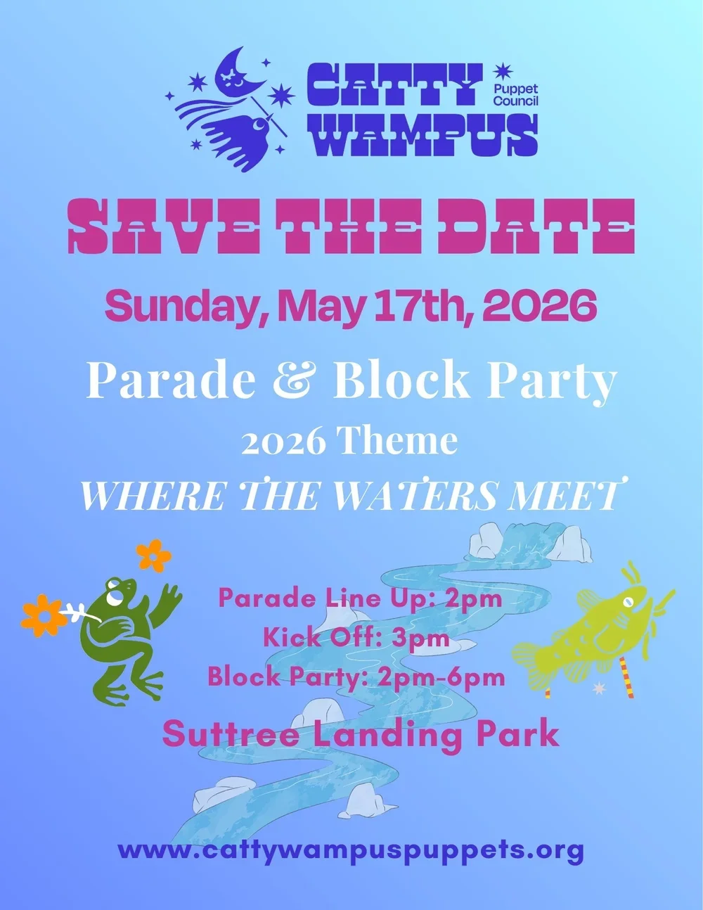 Cattywampus Parade & Block Party: Where the Waters Meet