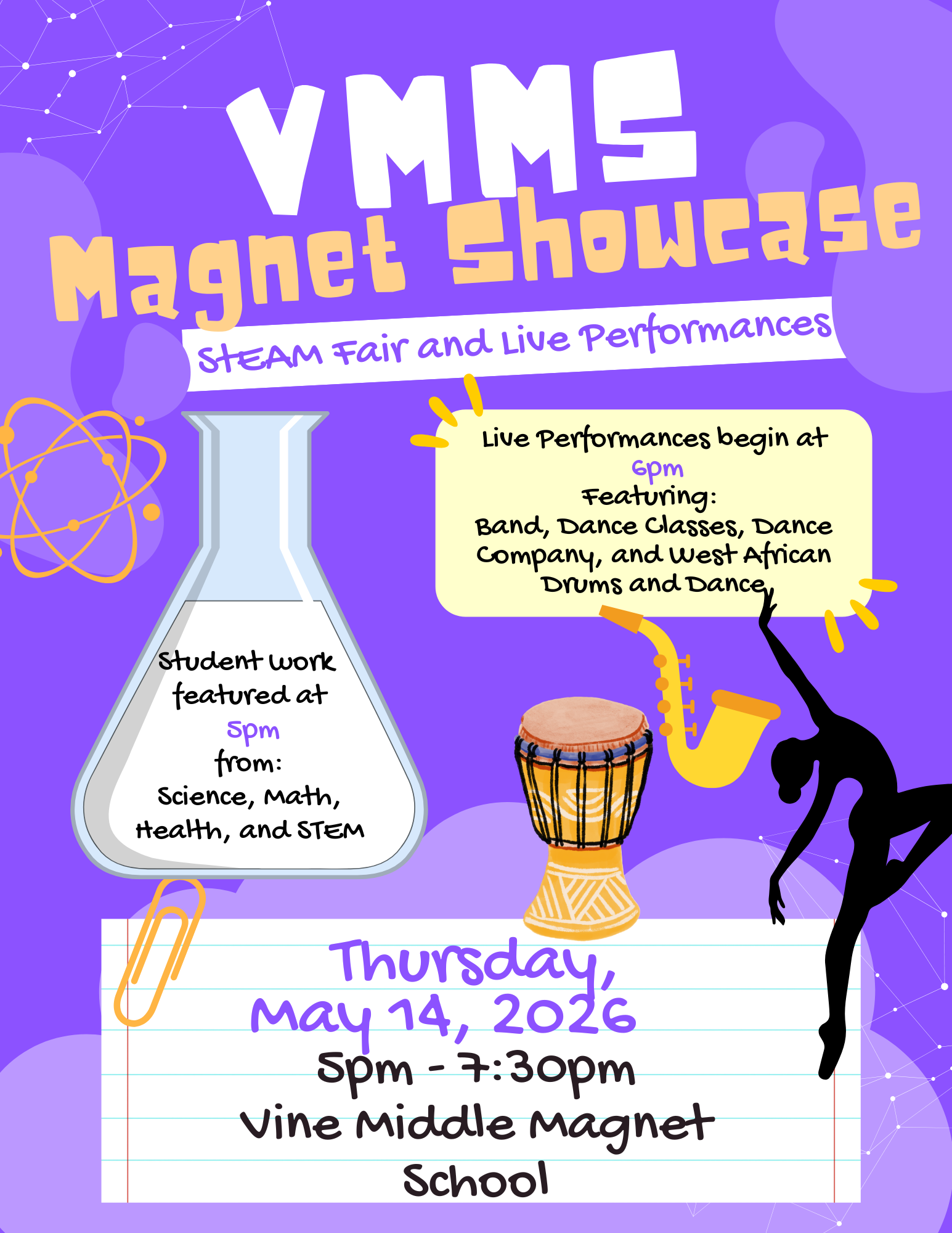 Vine Magnet Middle School STEM Night
