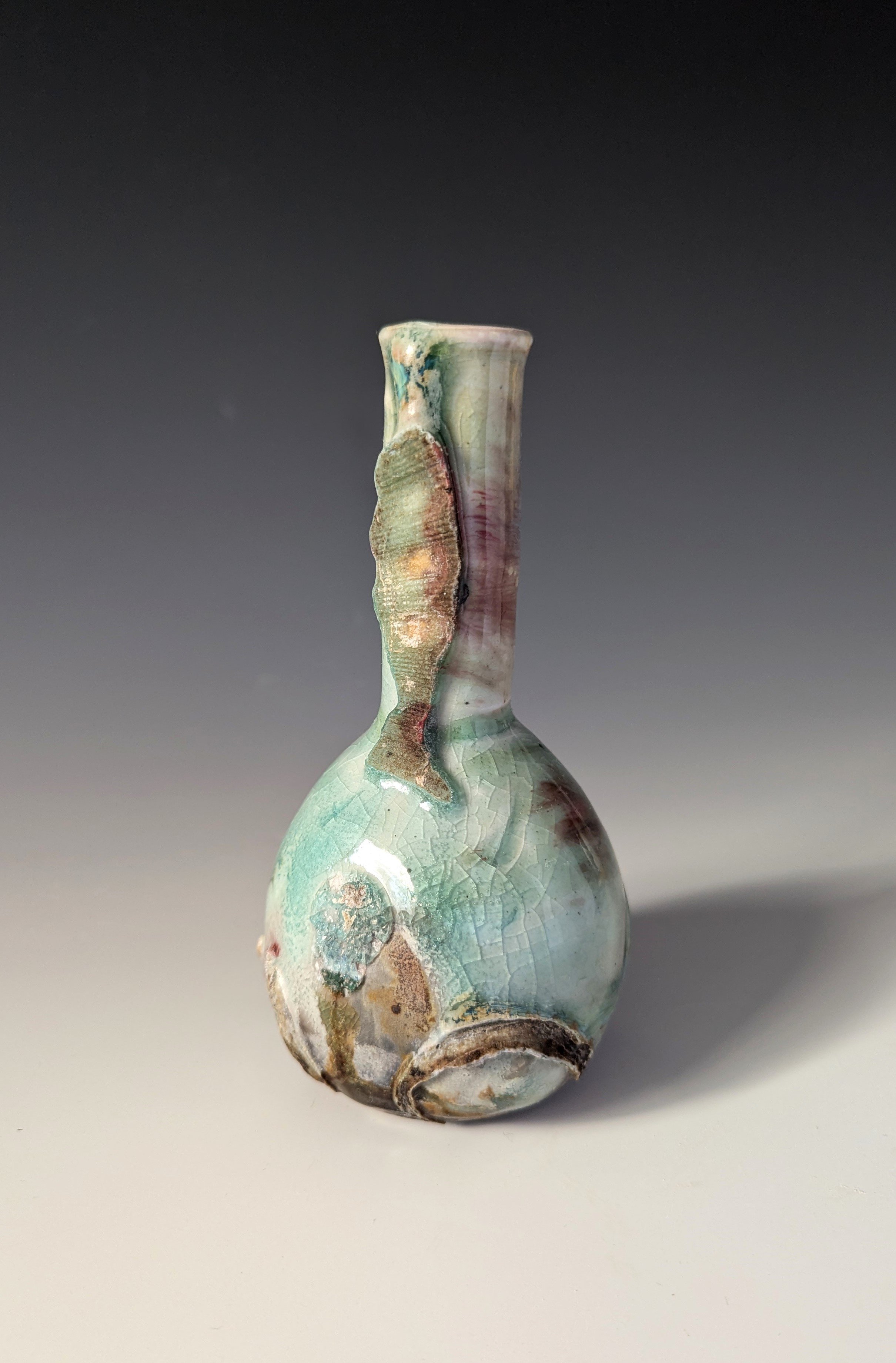 Bottle - Wood-fired, height 12 cm