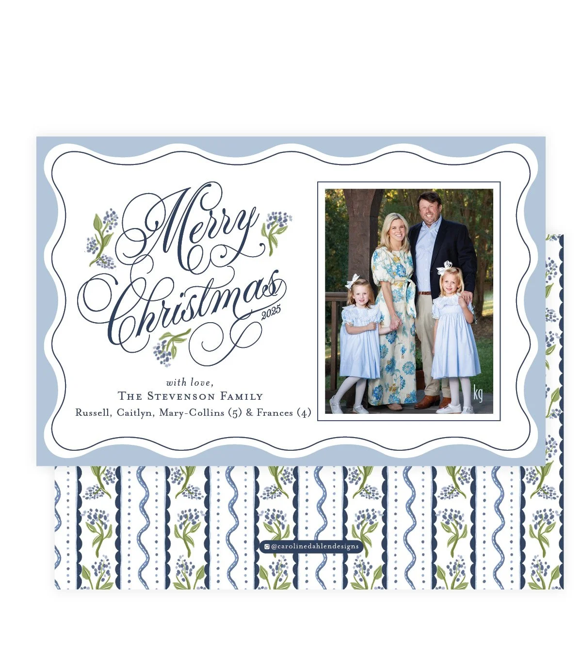 Christmas Blue Wave