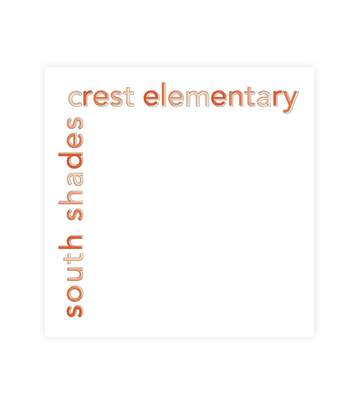 School Pride Square Notepad