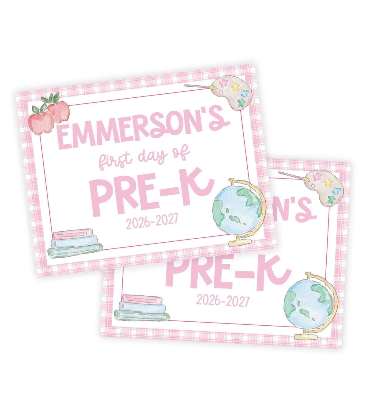 Pink Watercolor Printable Sign