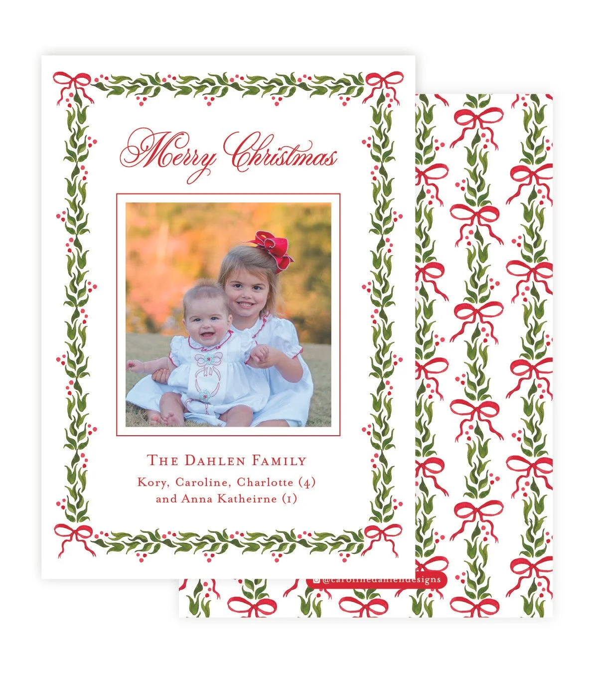 Red and Green Traditional Frame