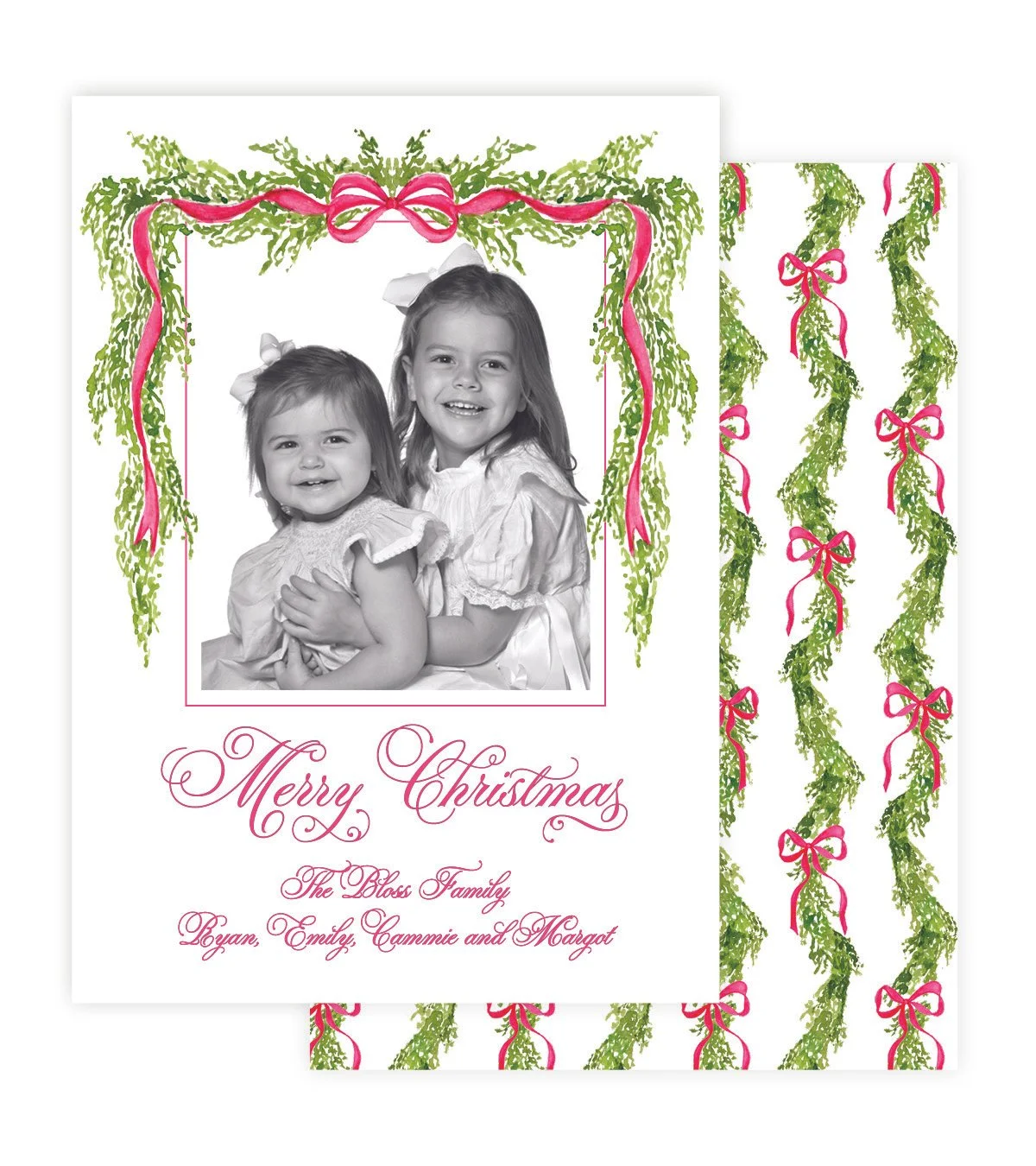 Pink & Green Traditional Garland