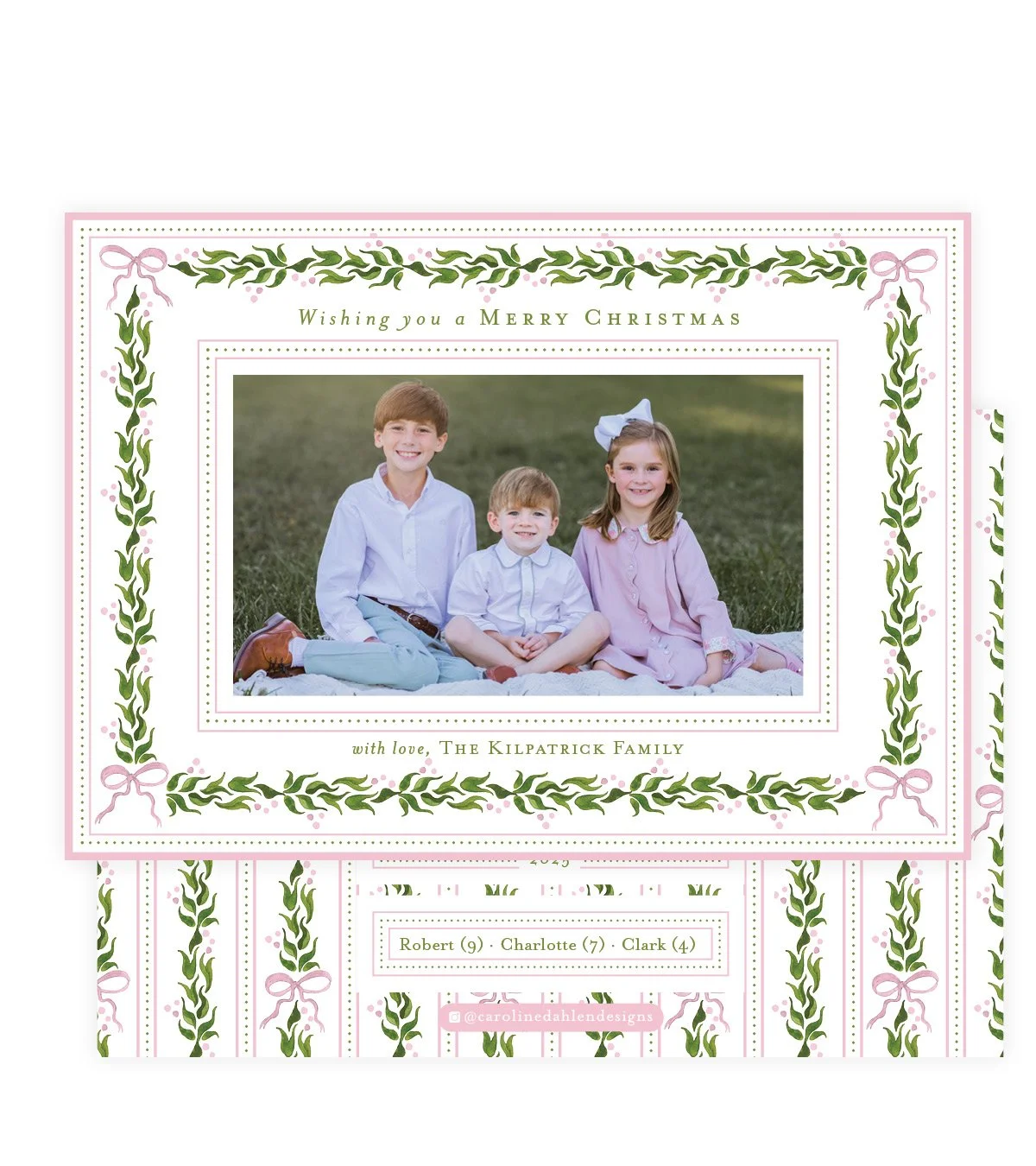 Holly Pink Christmas