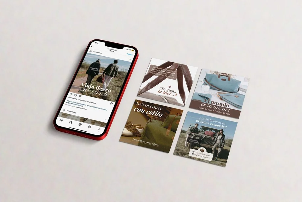 Soroa es una marca de accesorios realizados de forma artesanal en Espa&ntilde;a. Nos contrataron para potenciar sus canales digitales y detectamos la necesidad de realizar un cambio m&aacute;s profundo, as&iacute; que terminamos reposicionando totalm