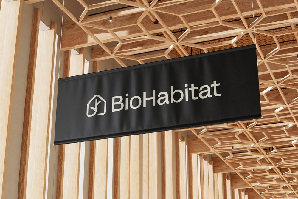 BioHabitat es una empresa andorrana que realiza estudios geobiol&oacute;gicos y reformas integrales de viviendas y oficinas con criterios saludables y ecol&oacute;gicos. Ten&iacute;an un logotipo anticuado y confuso, y confiaron en nosotros para ayud