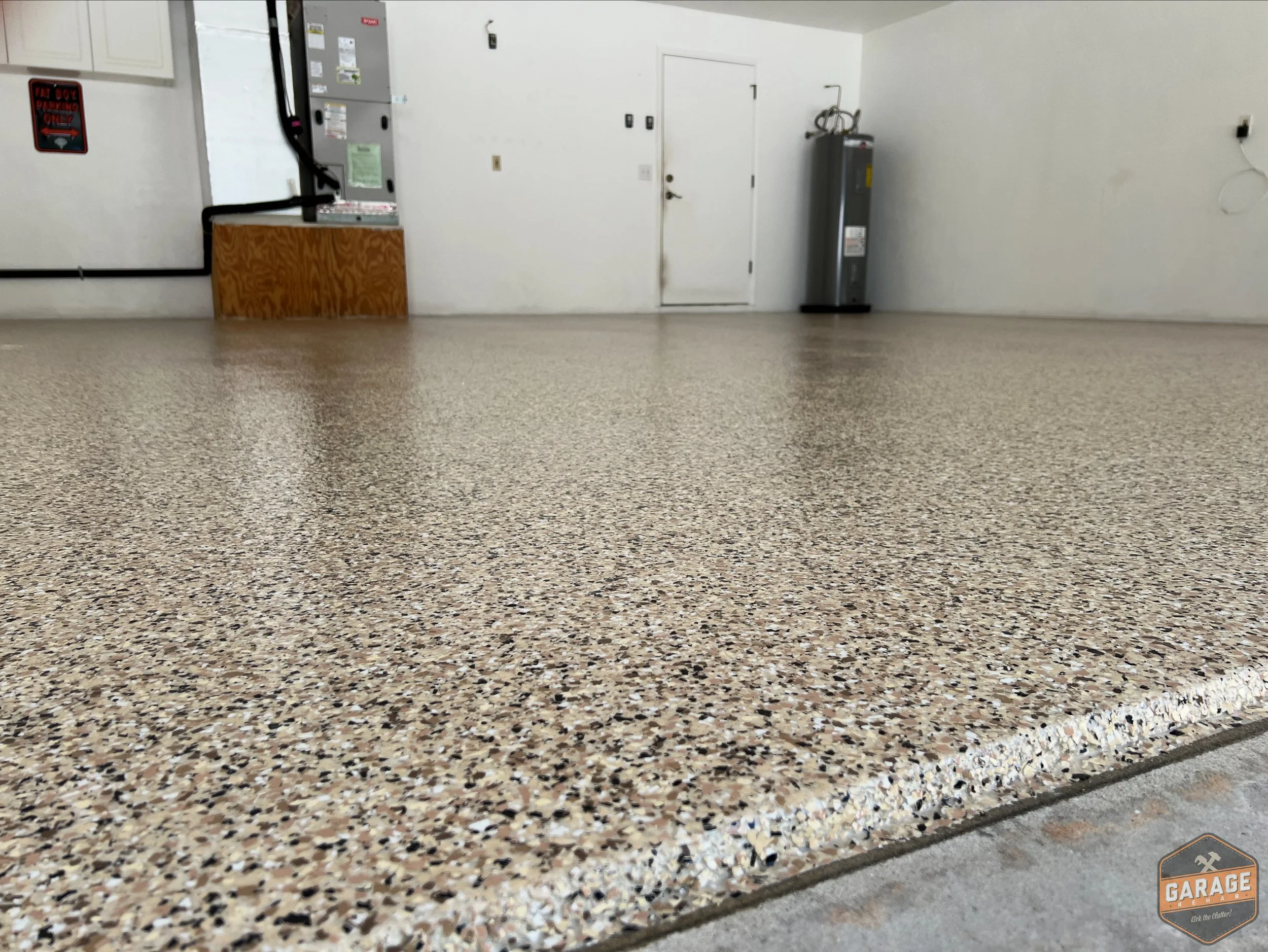 Saddle Tan Epoxy Floor