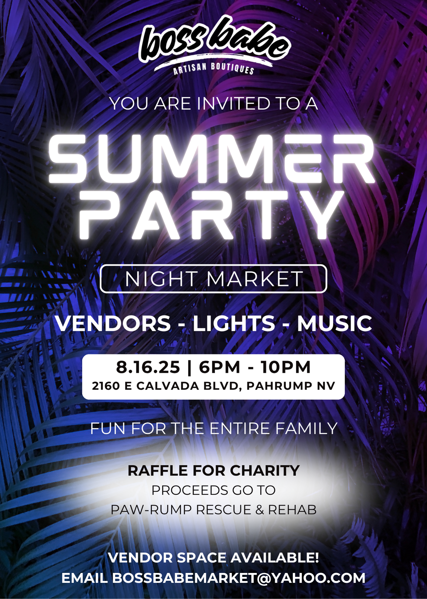 SUMMER PARTY & NIGHT MARKET