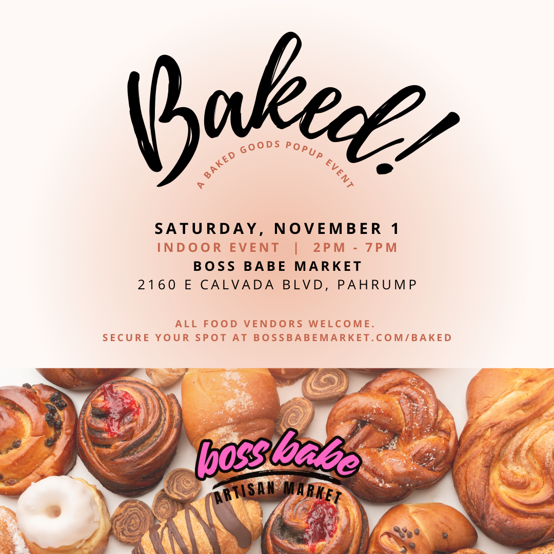 BAKED! A Baked Goods Pop-Up Event