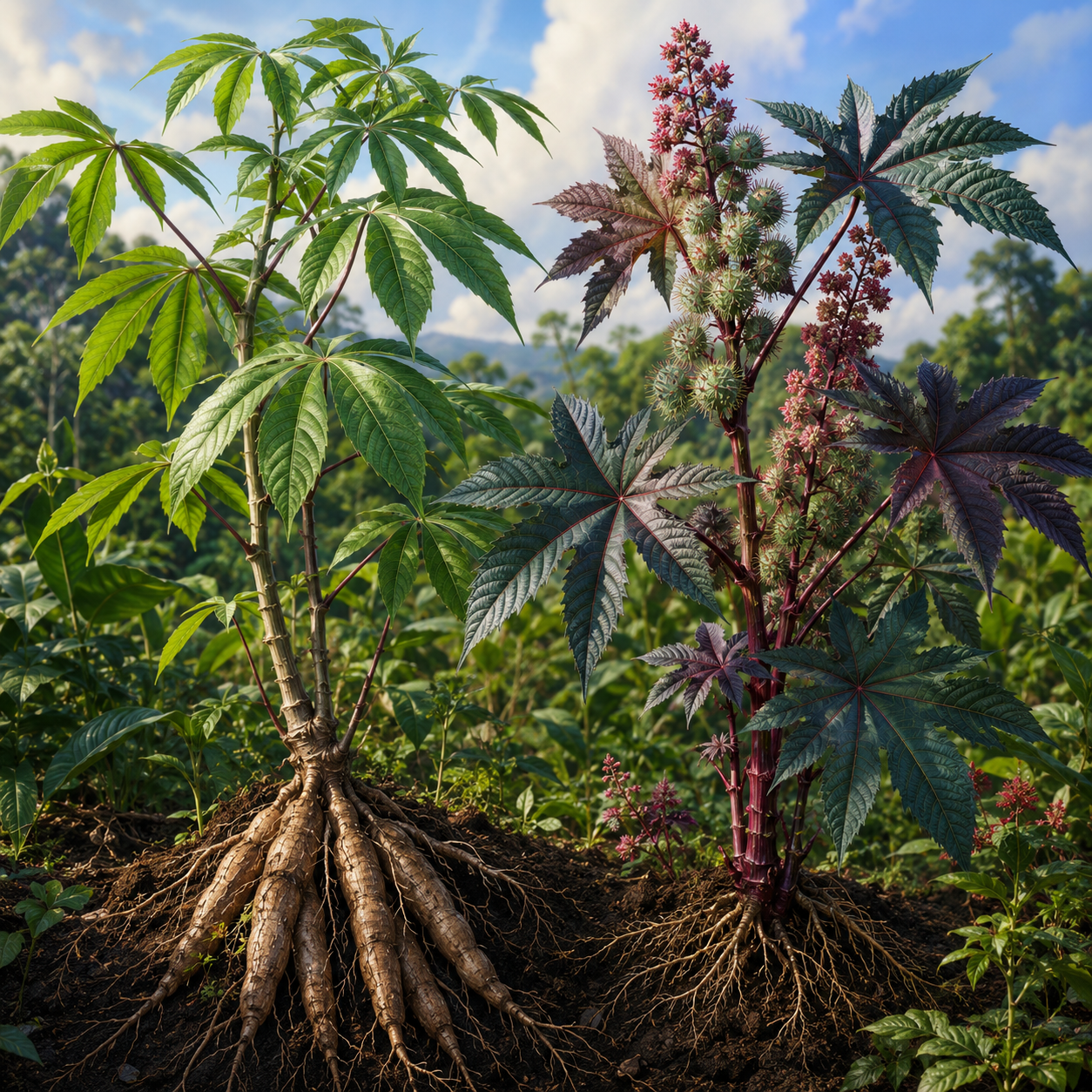 The Provings of Manihot esculenta (Cassava)&nbsp; and Ricinus communis (Castor oil)