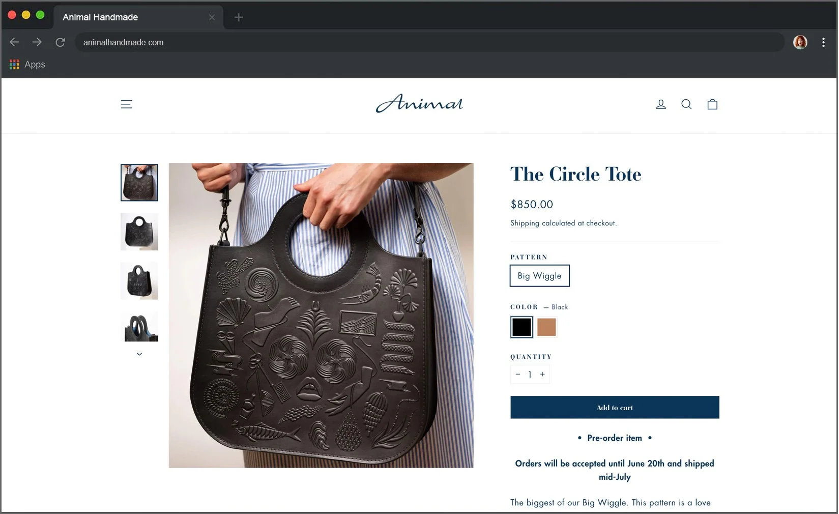 Product Page, redesigned for increased functionality 