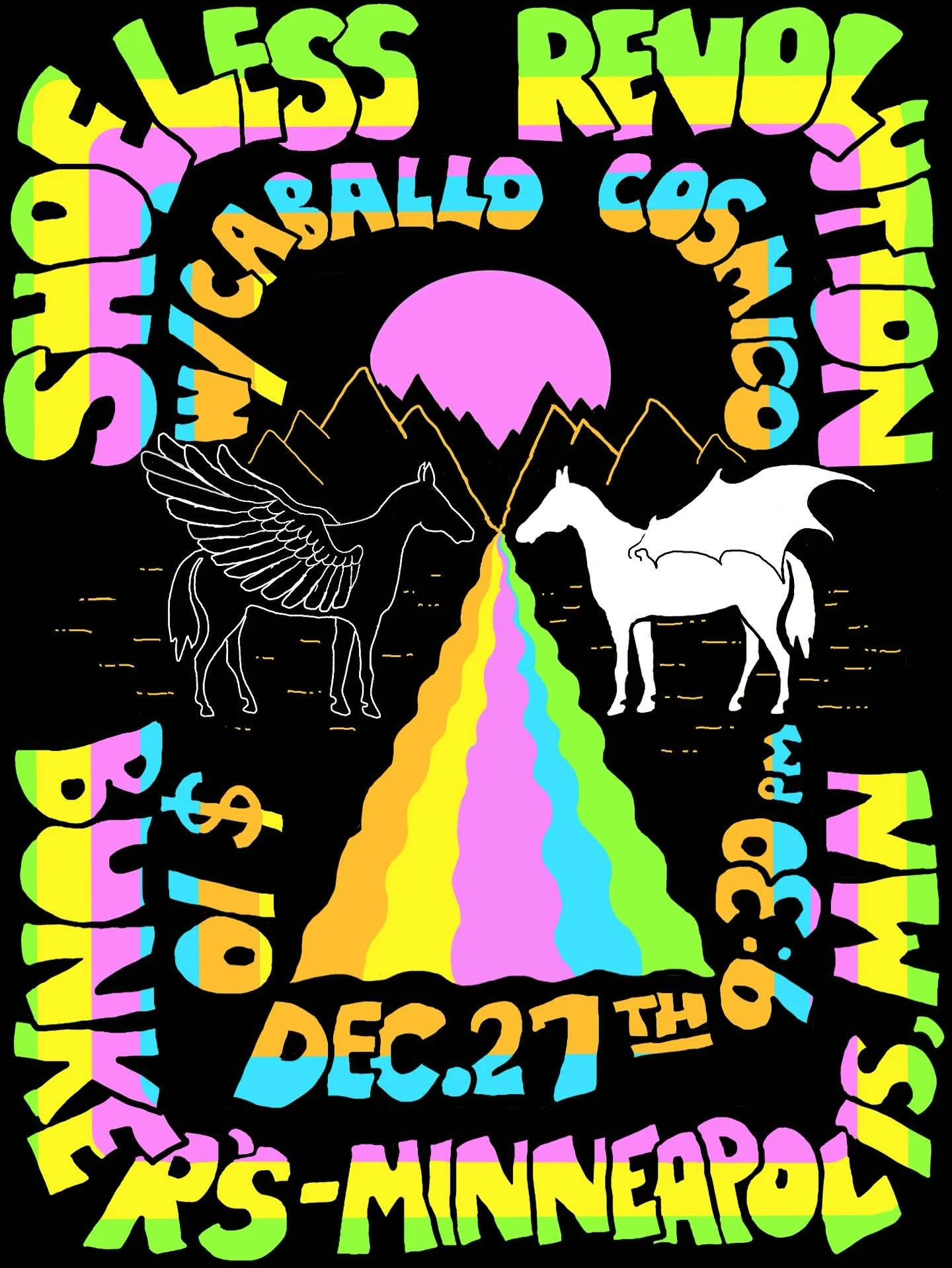 Last show of the year and we&rsquo;re throwing DOWN with hermanos @banda_caballo_cosmico 🔥 

Sat Dec 27
@bunkersbarmpls 
9:30p - $10

The heat is ON!