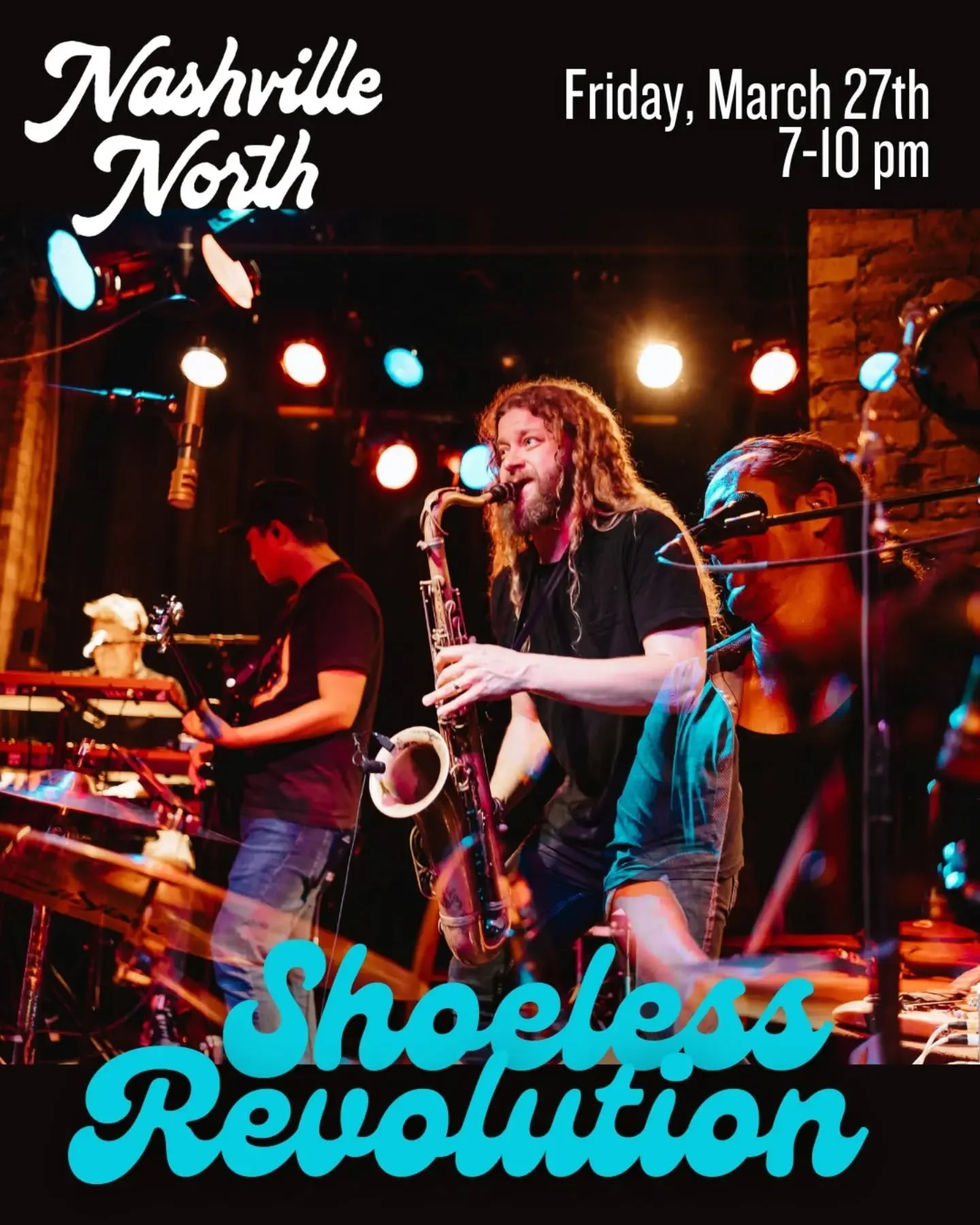We are heading back to @nashvillenorthmke this Friday, March 27th! Let's goooooooooo

#shoelessrevolution #nashvillenorthmke #localmusic #jambands