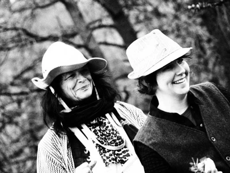 Anne Waldman and HR Hegnauer, Essay on Ash film shoot for Ed Bowes, Gold Hill, Colorado, photo by Laird Hunt, 2011
