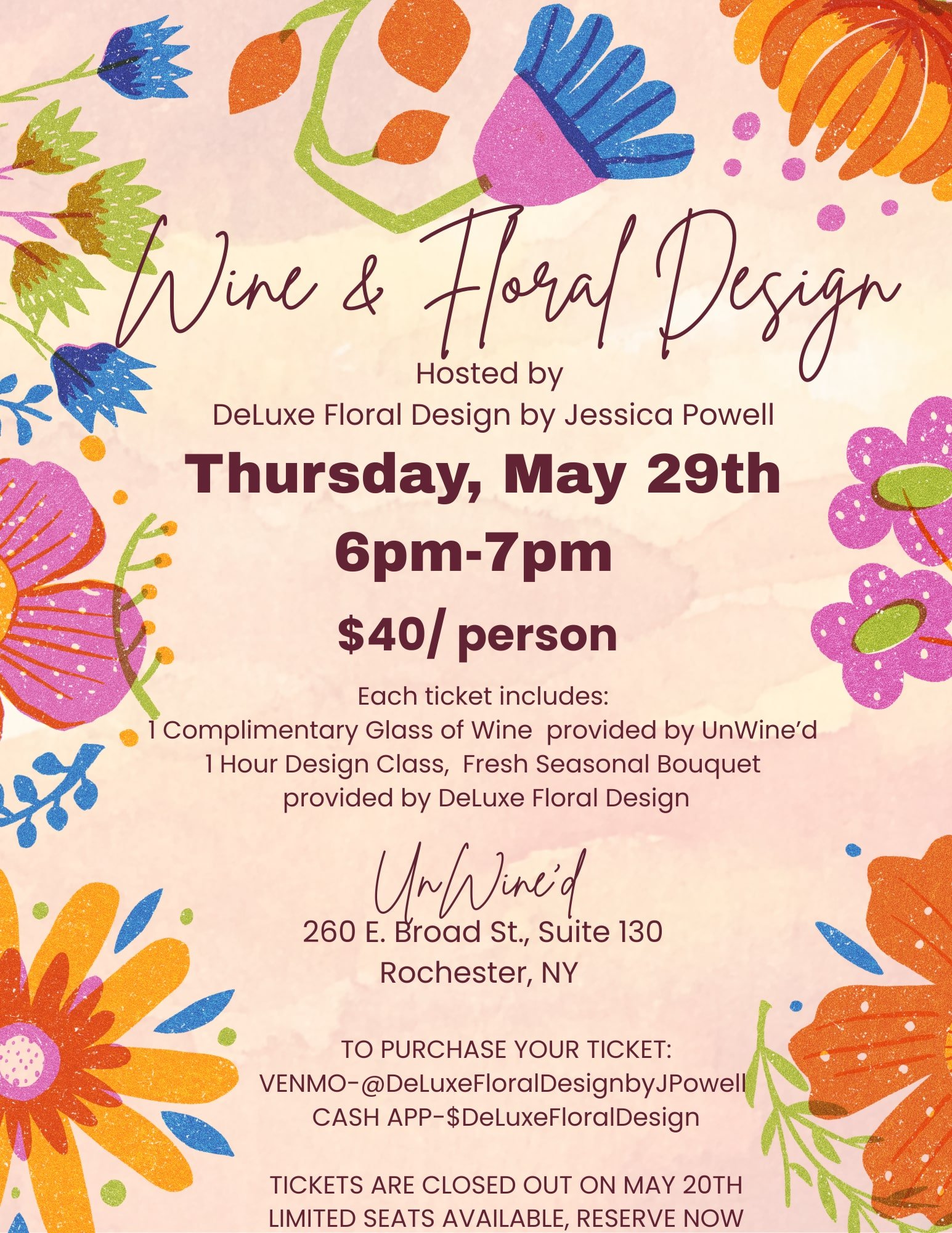 Wine & Floral Design