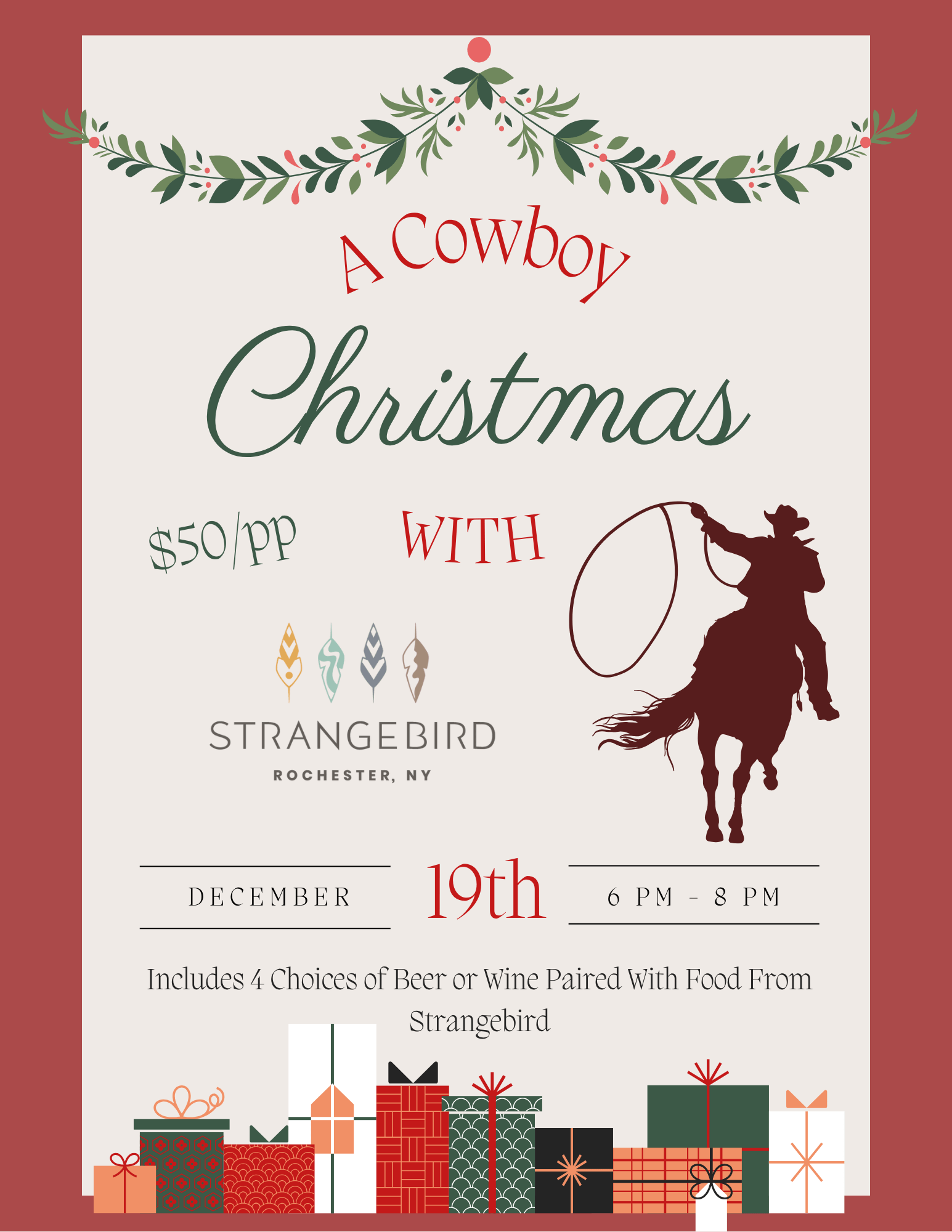 A Cowboy Christmas with Strangebird