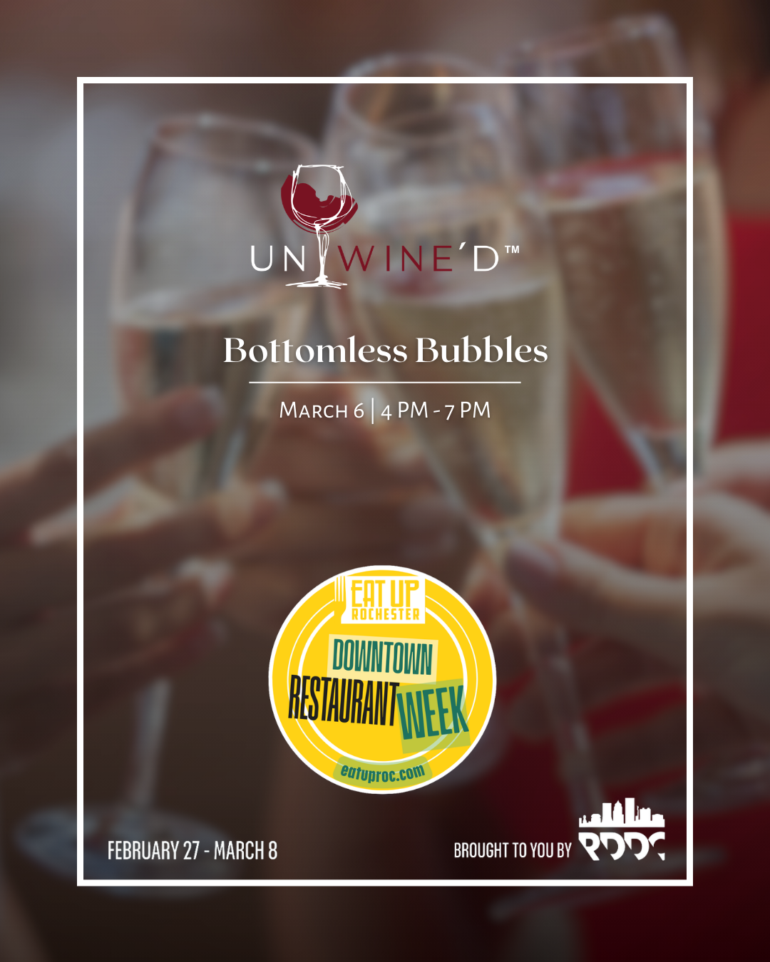 Unwine’d | Eat Up Roc - Bottomless Bubbles