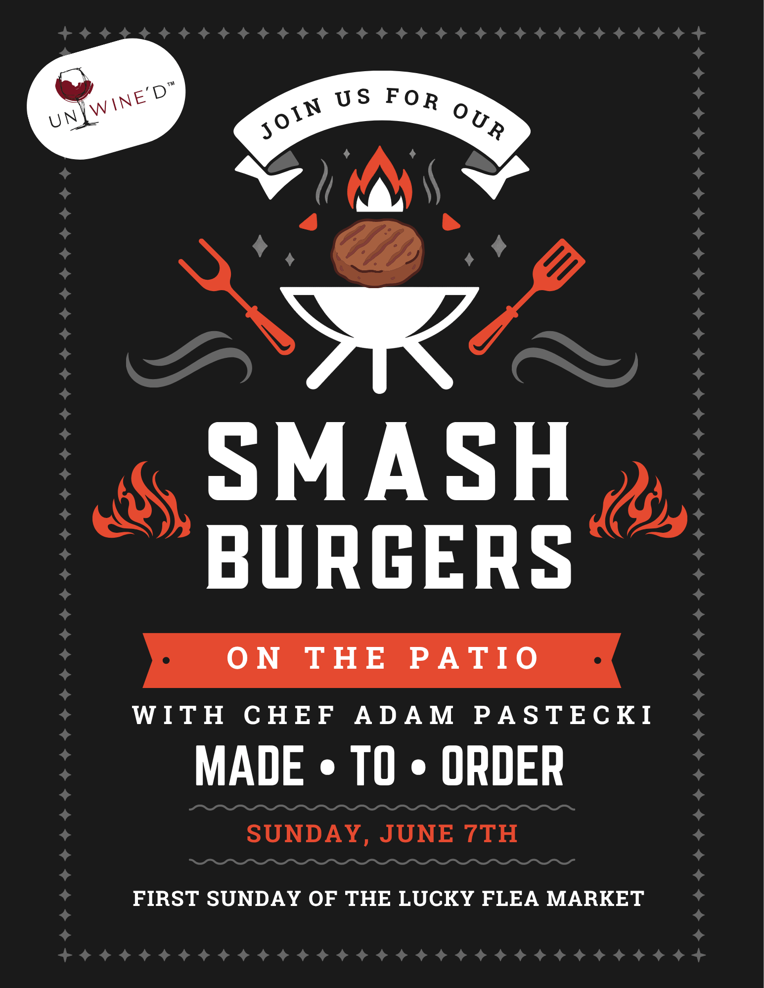 Smashburgers, Sunshine, + Drinks on the Patio