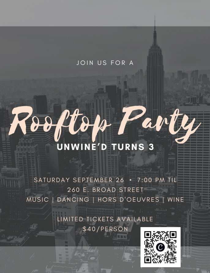 Rooftop Party - Unwine'd 3 Year Anniversary