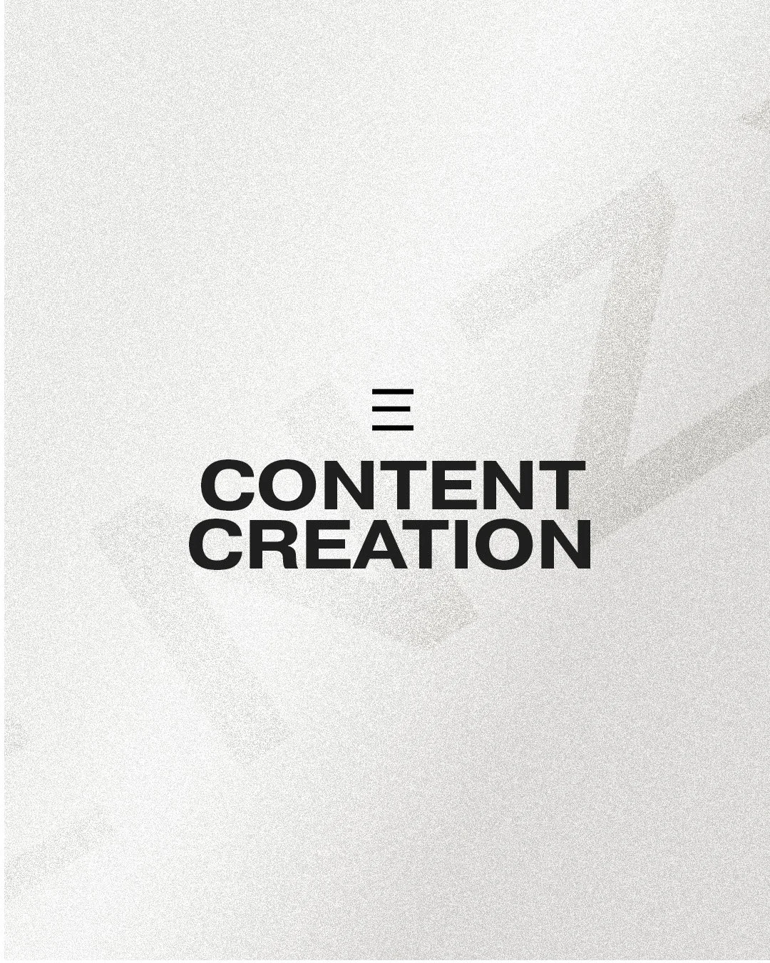 Text "Content Creation" on a light gray textured background.