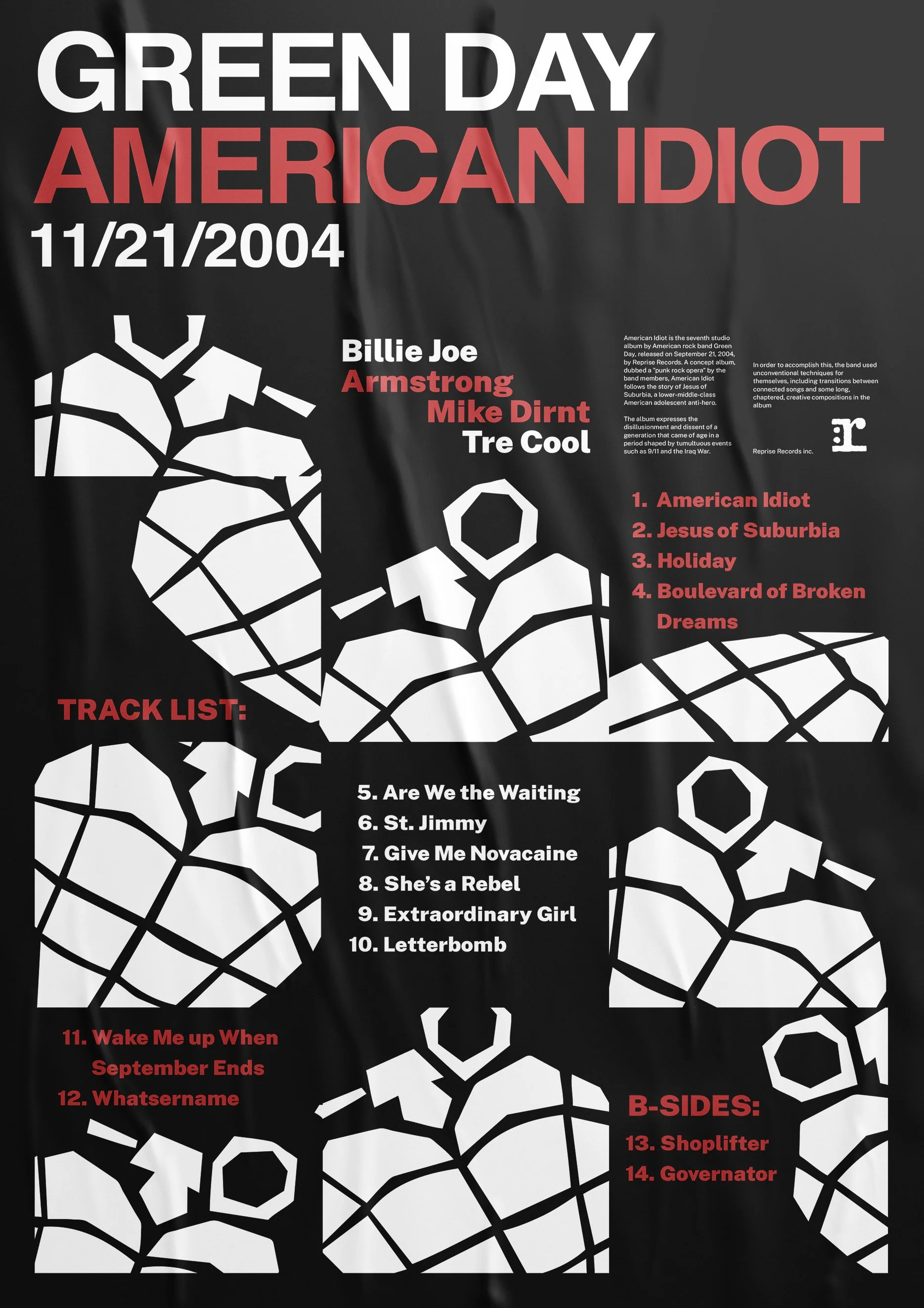 Green Day American Idiot Album Poster