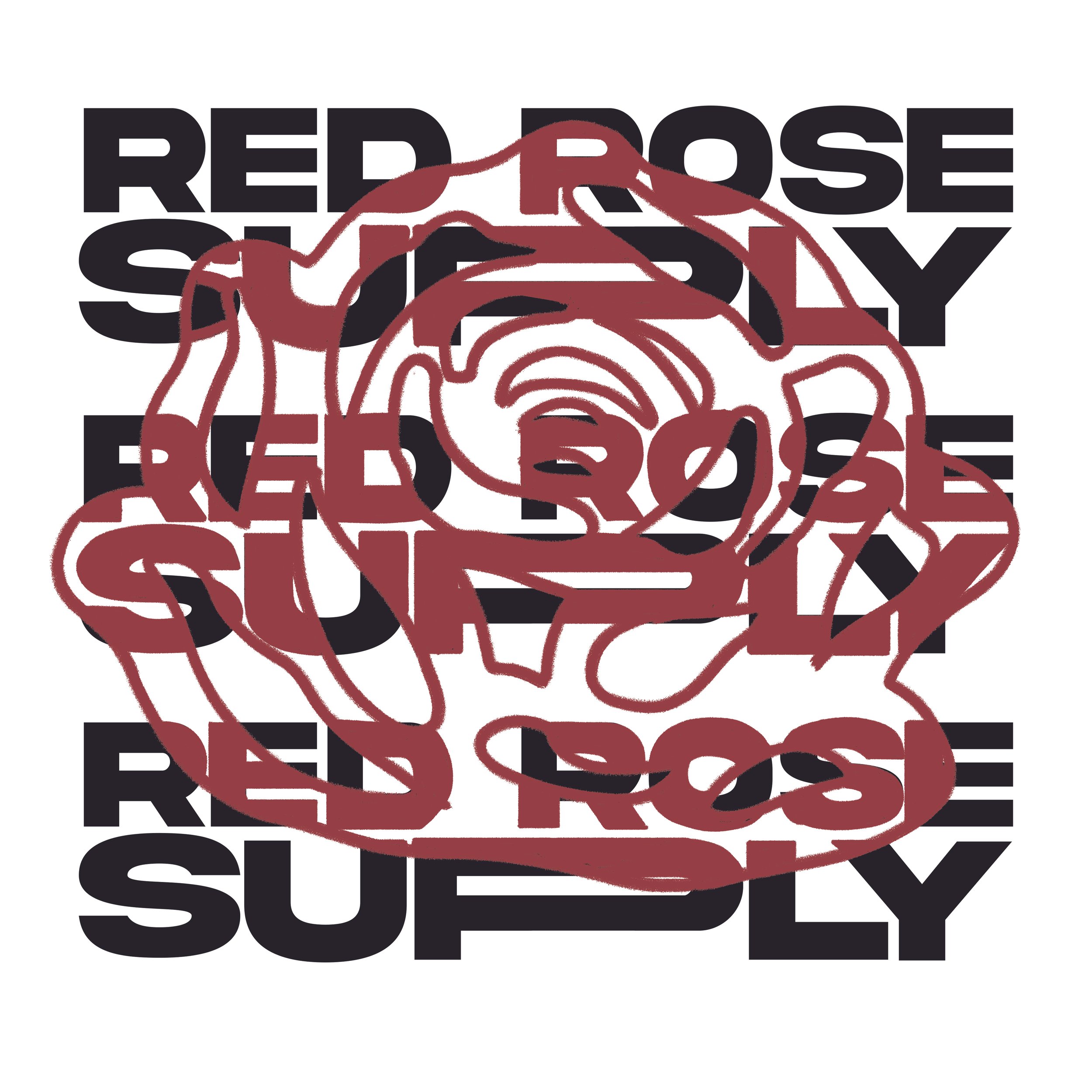 Red Rose Supply branding post