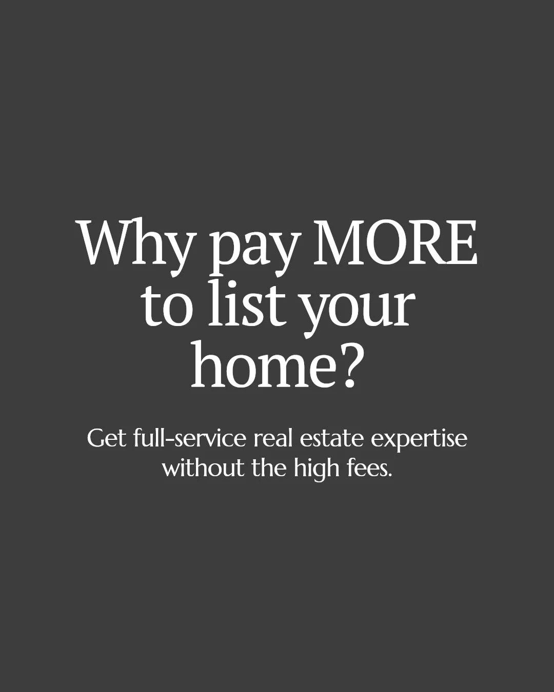 🏡 Thinking about selling your home but worried about high real estate fees? 😬

When you list with me, you get full-service expertise without the full-service price tag 💸✨

From professional staging 🛋️ and deep cleaning 🧼 to stunning photography 