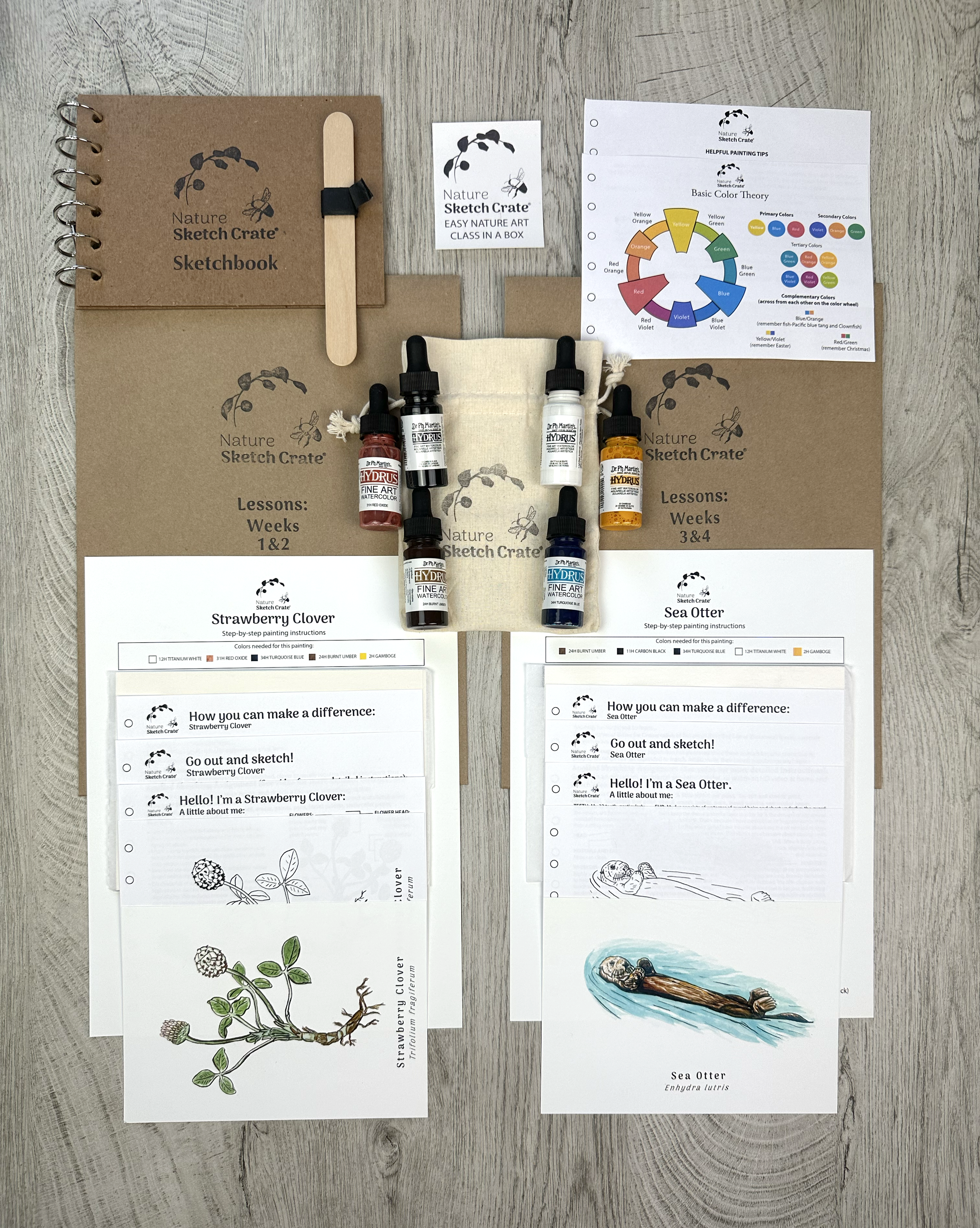 otter and clover lesson contents.png