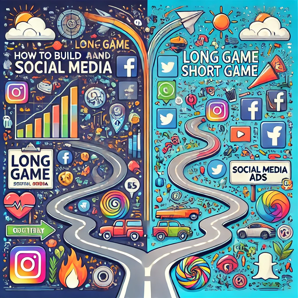"How to Build a Brand Through Social Media: Long Game vs. Short Game."