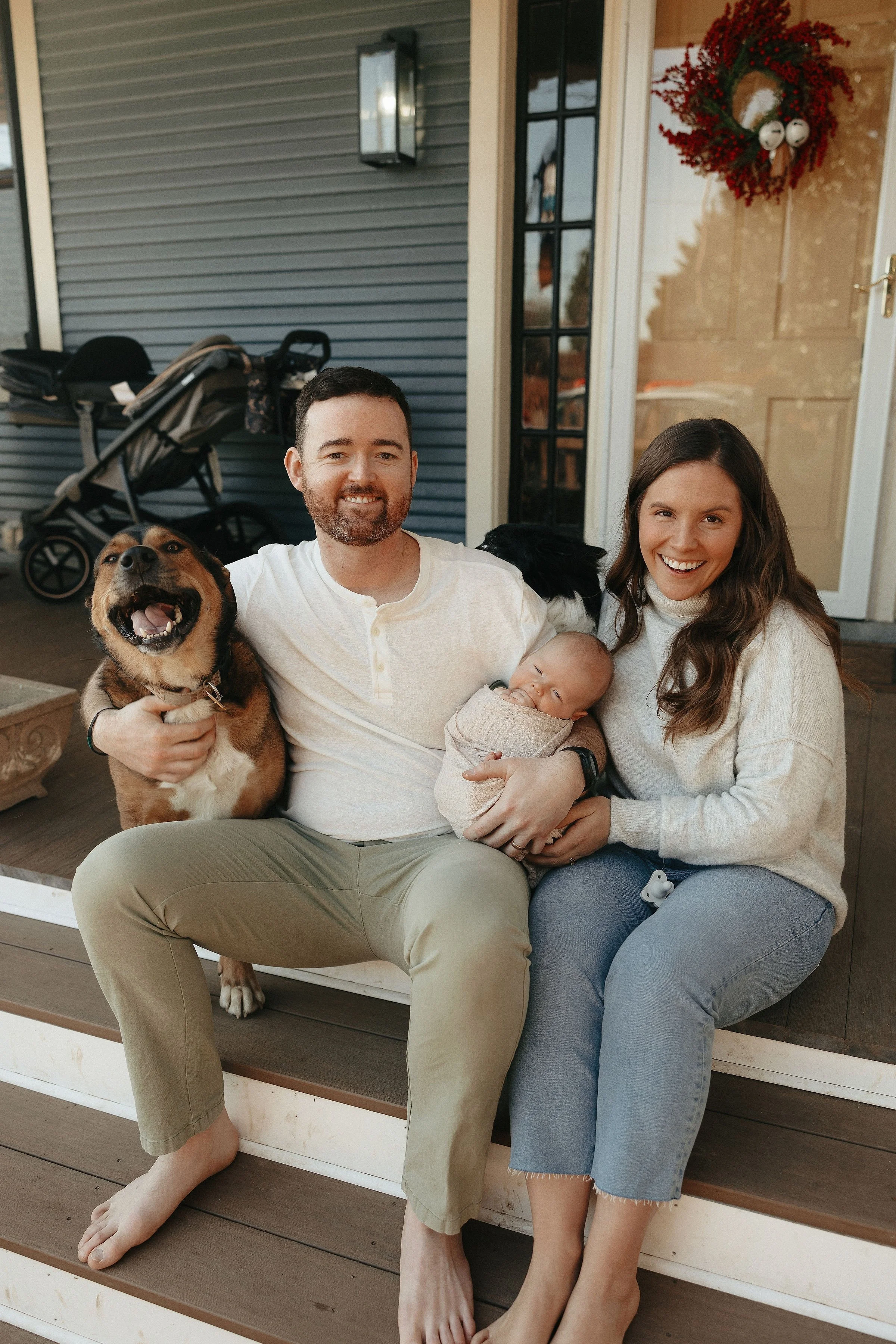 Andy with his family