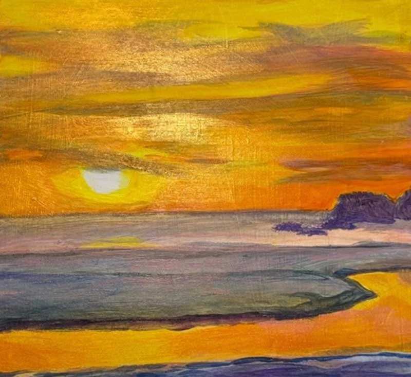 Work in progress- Big River Beach Sunset