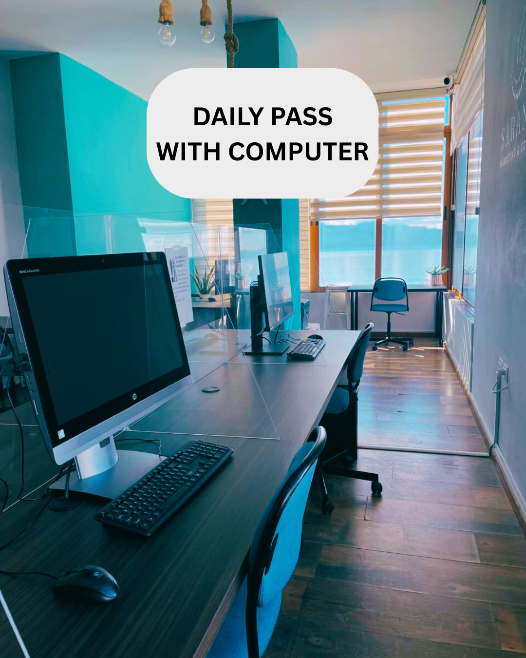 COWORKING MEMBERSHIP - DAILY PASS WITH COMPUTER