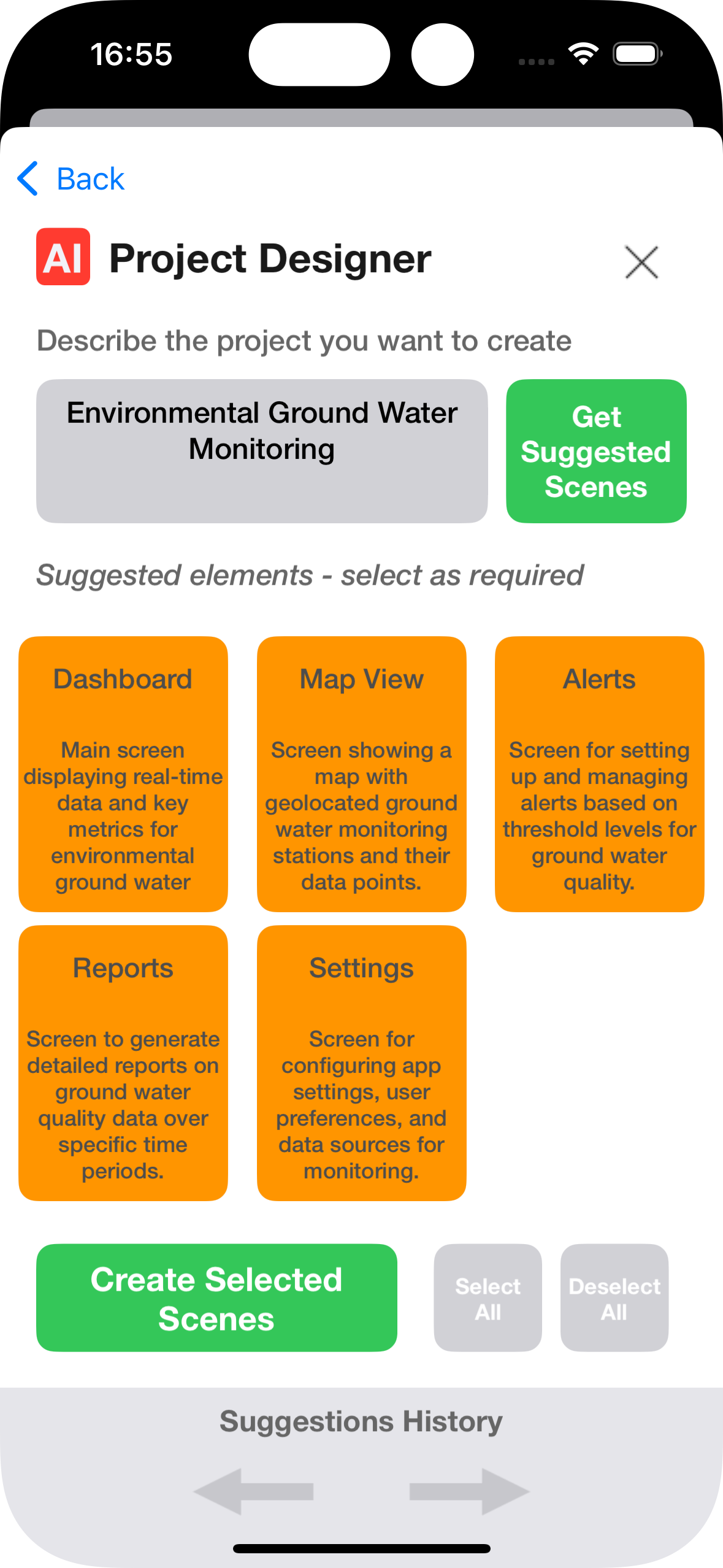 AI BUILD ASSIST -
Generate scenes and layouts instantly.