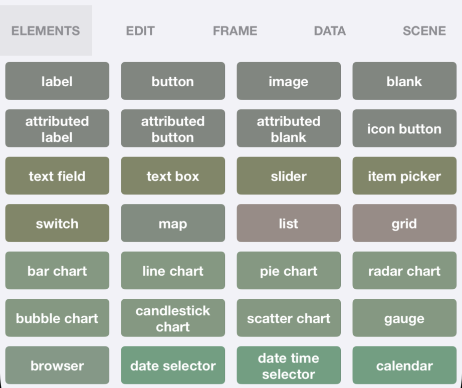 RICH NATIVE UI COMPONENTS

- Build clean, responsive interfaces using a growing library of native elements.

All components are optimised for mobile performance.