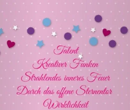 Selbstverfasstes Elfchen zum Thema Talent