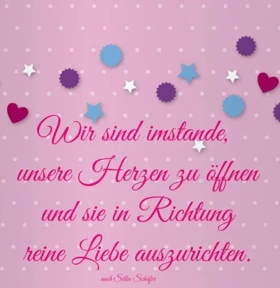 Öffnung der Herzen-Zitat Silke Schäfer