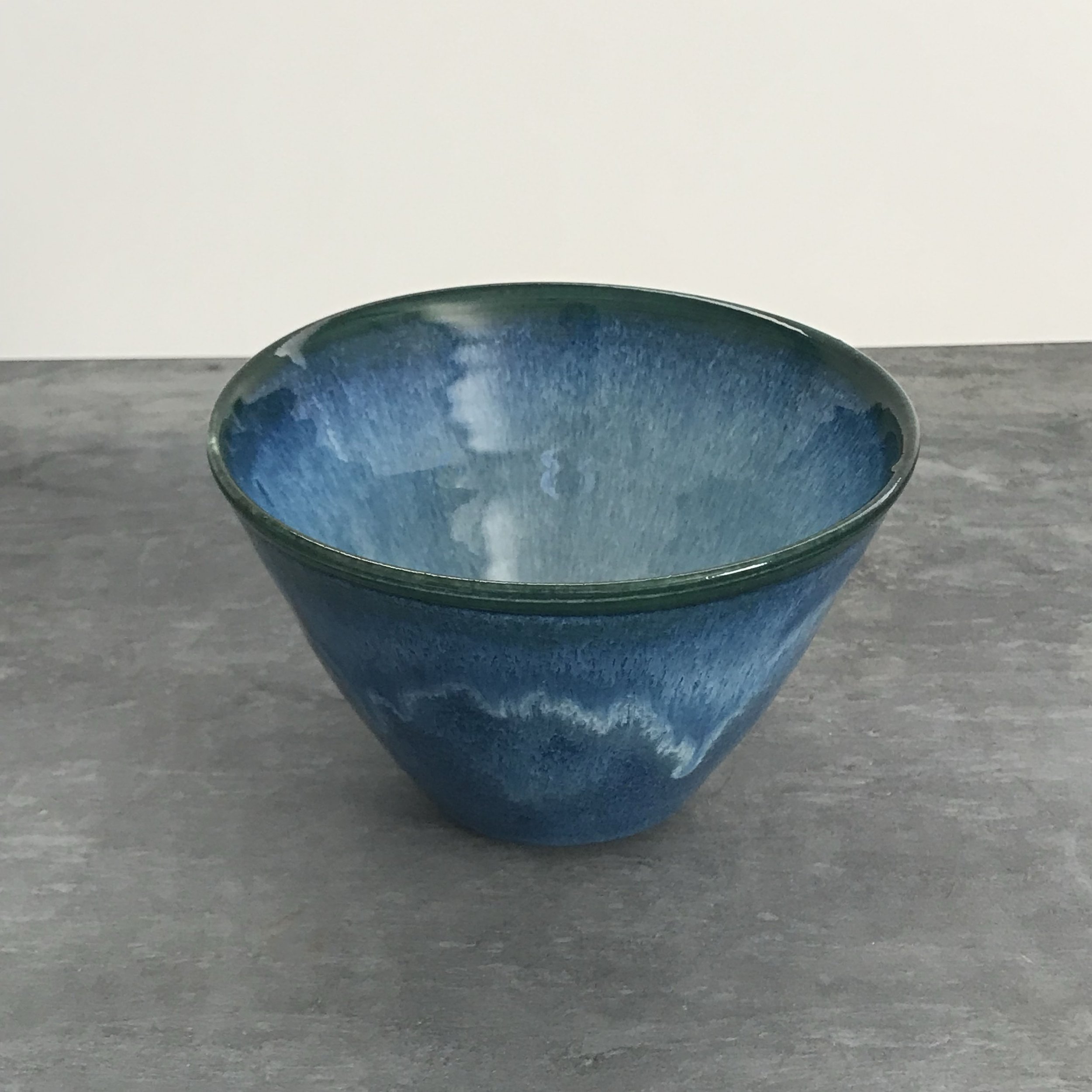 Wheel thrown porcelain bowl, Tom Coleman's Porcelain, fired to cone 10 in reduction, functional ware. ©2026 Lisa Love - Lisa Love Ceramics