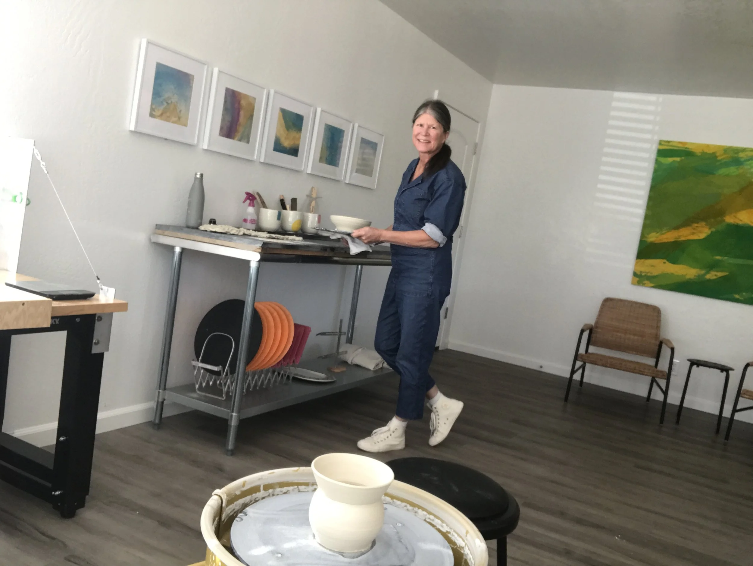 Lisa Love Ceramics, Wheel thrown pottery with Coleman's Porcelain