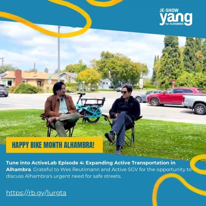 🚴&zwj;♂️🌿 Happy Bike Month, Alhambra! As we celebrate the joys of cycling, let&rsquo;s talk about our ambitious Active Transportation Plan. 🚴&zwj;♀️🎉 This plan is more than just routes; it&rsquo;s about connecting us to the greater San Gabriel Va